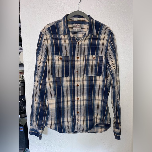 J Crew mid-weight flannel shirt. Classic. Medium. Slim. Double brushed. - Picture 1 of 4